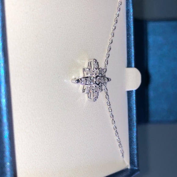 14K gold & diamond necklace - Picture 2 of 4
